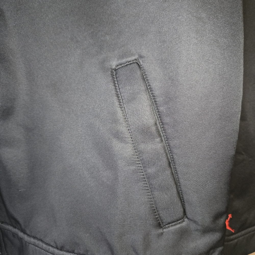 Air Jordan Big Boy Youth Fleece Lined Zip Up Jacket Black Size Large 12-13yrs - Picture 3 of 15